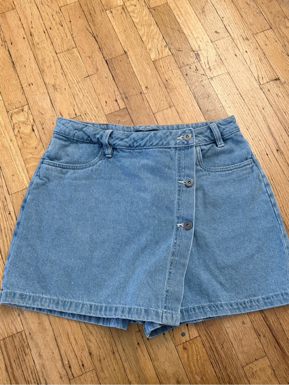 Vans Light Blue Denim Skort